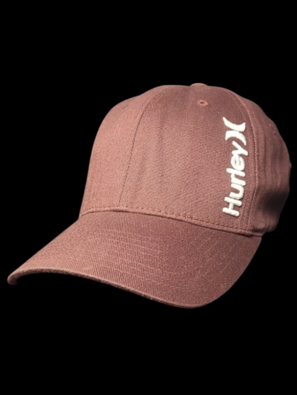HURLEY MAROON FITTED (FLEXFIT) BASEBALL CAP